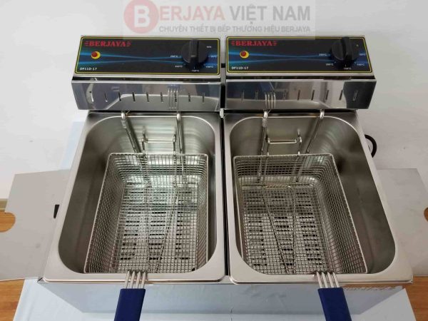 Bếp chiên nhúng đôi dùng điện Berjaya DF11D-17