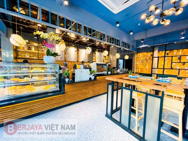 Tủ mát trưng bày bánh kem Berjaya cao cấp