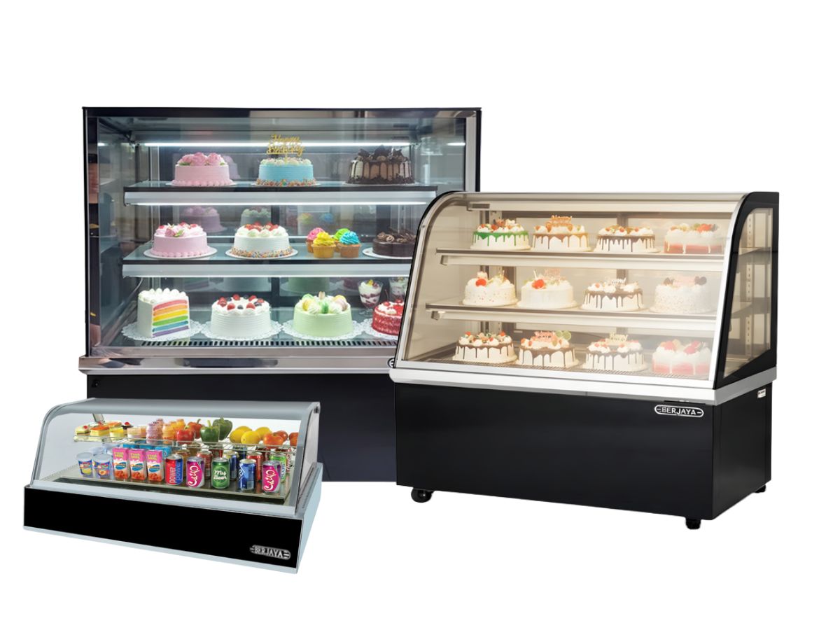 các loại Tủ trưng bày bánh kem Berjaya 