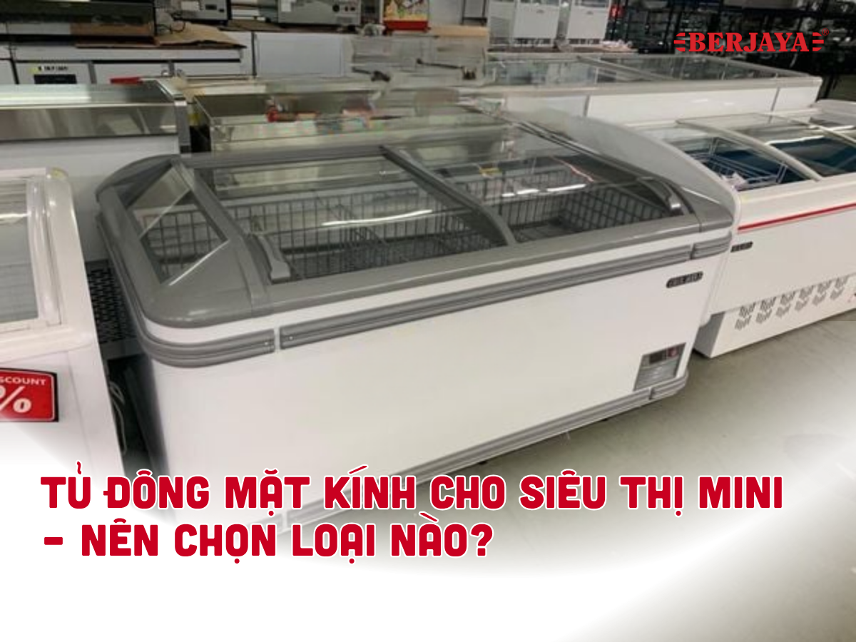 Tủ đông mặt kính cho siêu thị mini – Nên chọn loại nào? 7 Tủ đông mặt kính cho siêu thị mini